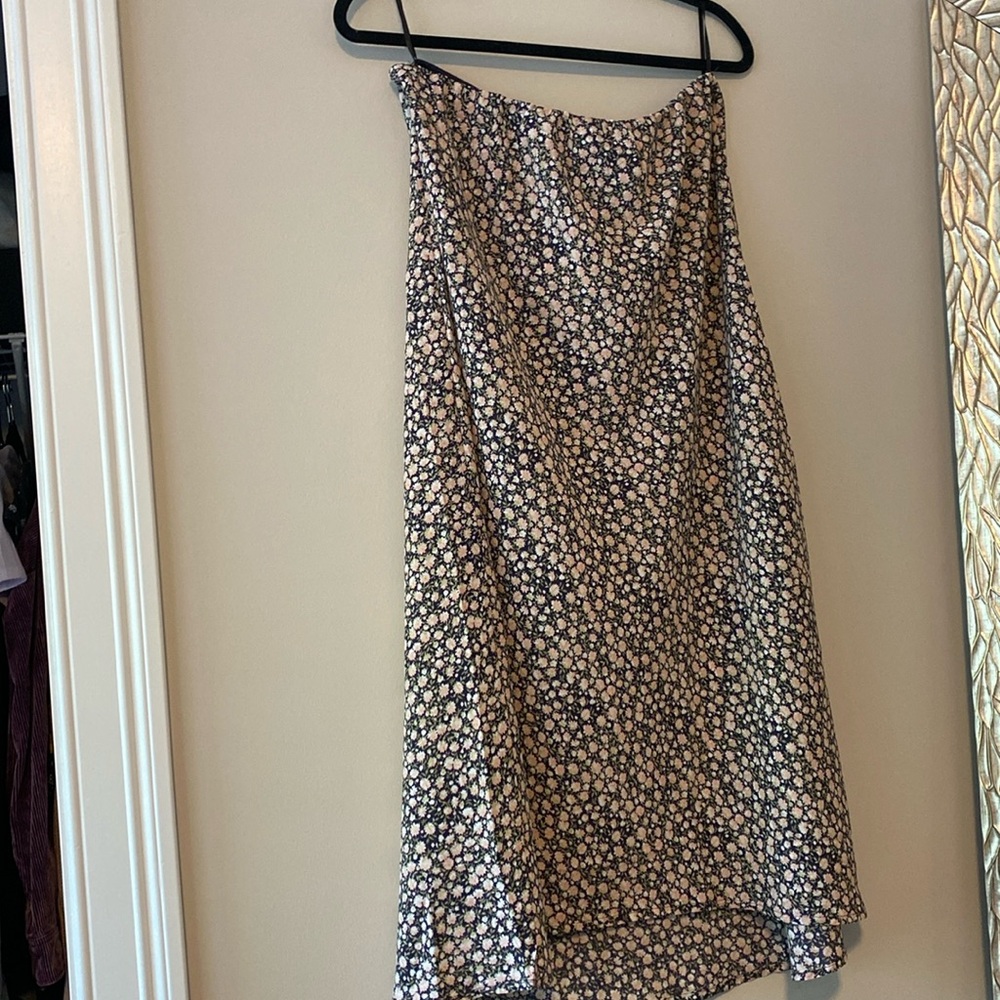 Petal & Pup MIDI silk skirt